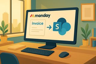 How to create invoices in monday.com using the Microsoft 365 SharePoint integration