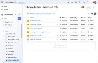 Securely embed files & folders from Microsoft 365