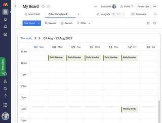 Embed Zoho Calendars